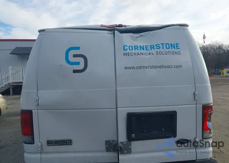 2008 Ford E-250 Commercial/Recreational из США, поврежденный, VIN 1FTNE24W38DB27301